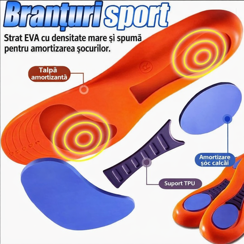 Talonet ortopedic pentru fasciită plantară și picioare plate